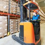 how long does a forklift run after charging min